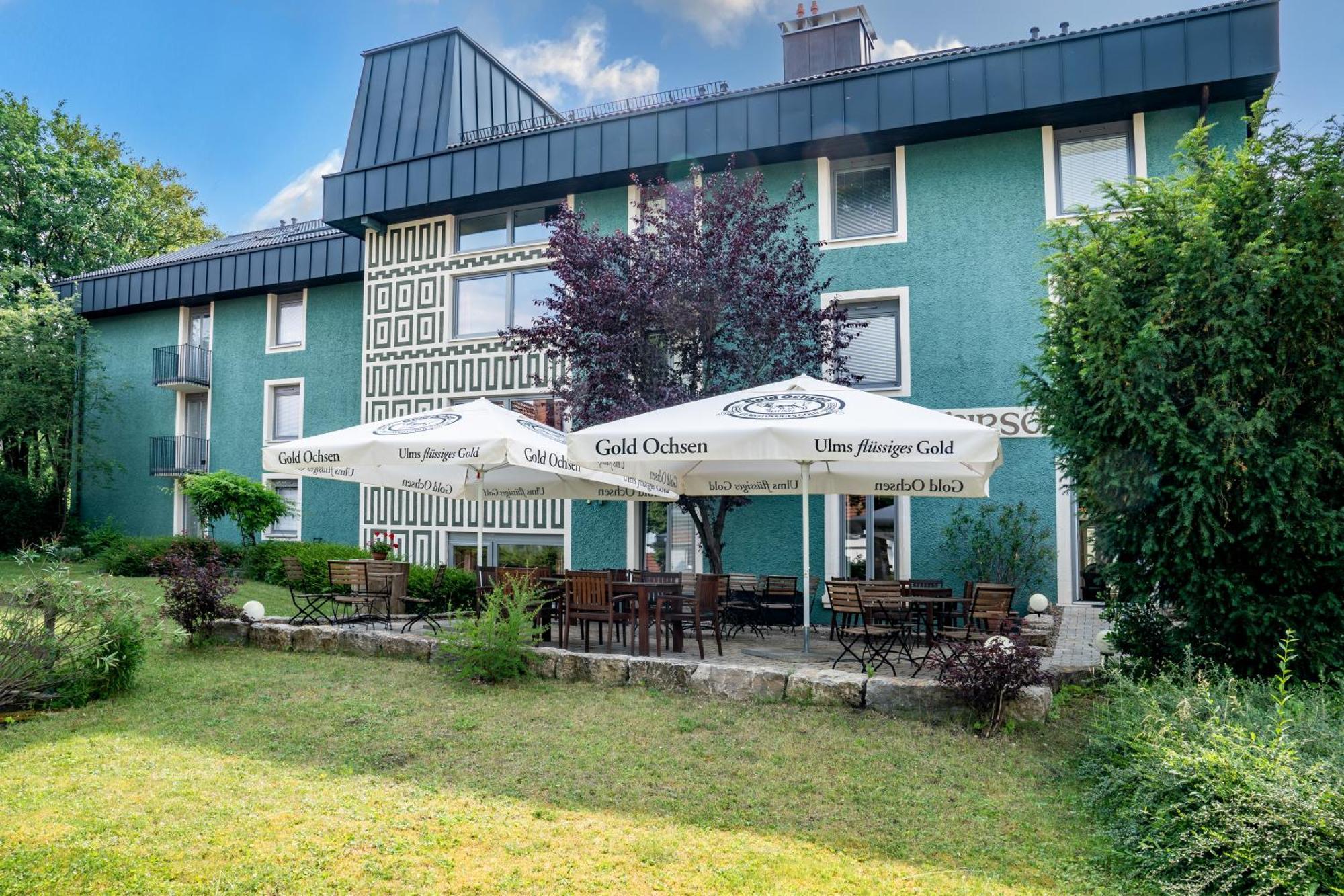 היידנהיים אן דר ברנץ Akzent Hotel Restaurant Hirsch מראה חיצוני תמונה
